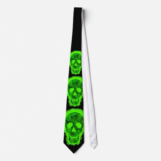 Skull Specters 3 schedelstropdas Stropdas (Voorkant)