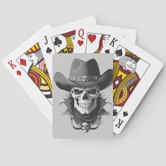 Skull-speelkaart Pokerkaarten (Achterkant)