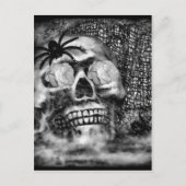 Skull-Spider en Roos-2012 Briefkaart (Voorkant)