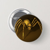 Skull Spider Ronde Button 5,7 Cm (Voorkant /achterkant)
