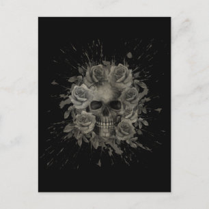 SKULL SPLASH BOeket   Briefkaart
