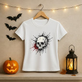 Skull Splash Halloween T-shirt