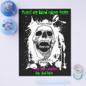 Skull Splatter Event of Band Flyer (Enkel)