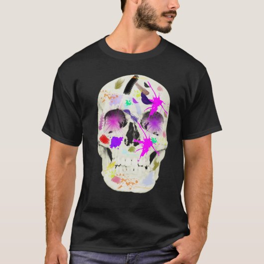 Skull Splatter T-shirt (Voorkant)