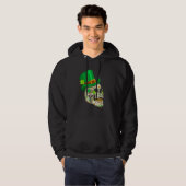 Skull St Patricks Day Irish Saint Patricks Day of  Hoodie (Voorkant volledig)