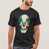 Skull St Patricks Day Irish Saint Patricks Skull T-shirt (Voorkant)