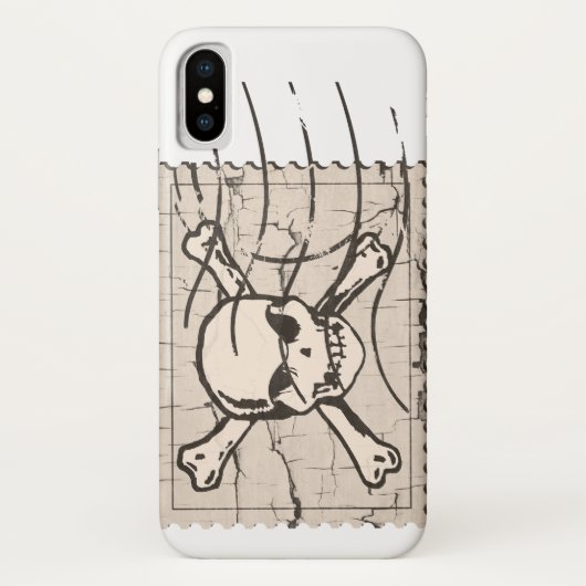 Skull Stamp Case-Mate iPhone Case (Achterkant)