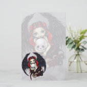 "Skull Stealer" — Stationery Briefpapier (Staand voorkant)