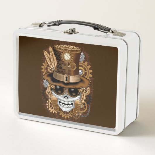 Skull Steampunk Voodoo Retro Machine (Voorkant)