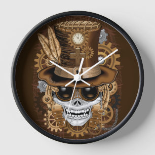 Skull Steampunk Voodoo Retro Machine