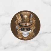 Skull Steampunk Voodoo Retro Machine Confetti (Kleine voorkant)