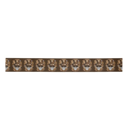 Skull Steampunk Voodoo Retro Machine Lint (Voorkant)