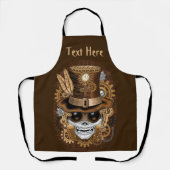 Skull Steampunk Voodoo Retro Machine Schort (Voorkant)