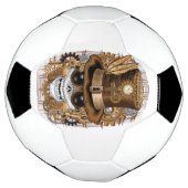 Skull Steampunk Voodoo Retro Machine Voetbal (Gedraaid)
