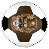 Skull Steampunk Voodoo Retro Machine Voetbal (Gedraaid)