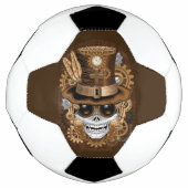 Skull Steampunk Voodoo Retro Machine Voetbal (Voorkant)