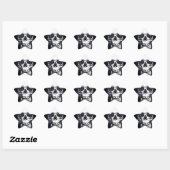 Skull Ster Sticker (Vel)