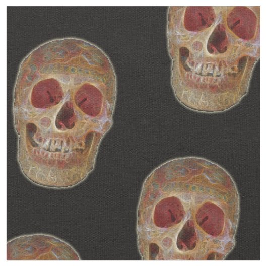 Skull Stof (Close Up)