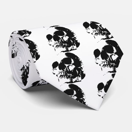 Skull Stropdas (Opgerold)