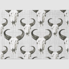 Skull Tissue for Decoupage Tissuepapier