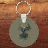 Skull Tree Surreal Dark Nature Sleutelhanger (Voorkant)