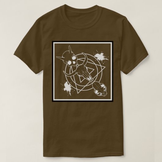 Skull Tryptic T-shirt (Design voorkant)