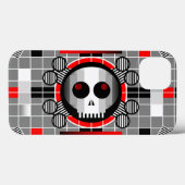 Skull TV iPhone à peine là coque (Verso (horizontal))