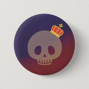 skull uk ronde button 5,7 cm