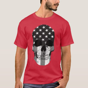 Skull Warrior USA T-shirt