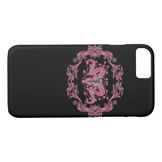 Skull Whimsigoth esthetisch Case-Mate iPhone Case (Achterkant (Horizontaal))