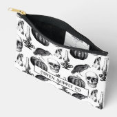 Skull & Witch Zipper Pouch Etui (Open)