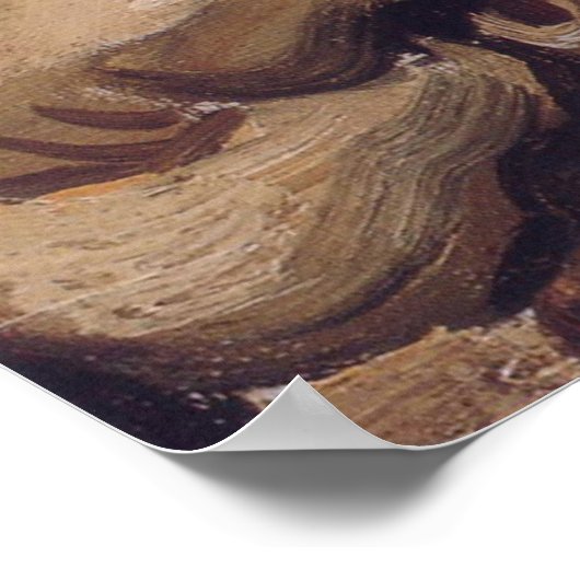 Skull with a Burning Cigarette Poster (Coin)