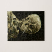 Skull with Cigarette by Van Gogh Painting Art Legpuzzel (Horizontaal)