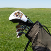 Skull with Witch Hat Halloween Vector Golfheadcover (Insitu)