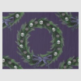 Skull Wreath Tissuepapier