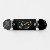 Skull "your turn" Skateboard met gepersonaliseerde (Horizontaal)