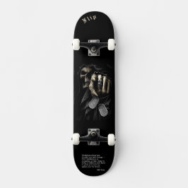 Skull "your turn" Skateboard met gepersonaliseerde