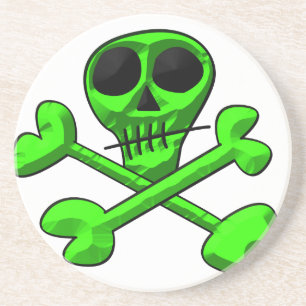 Skull Zandsteen Onderzetter