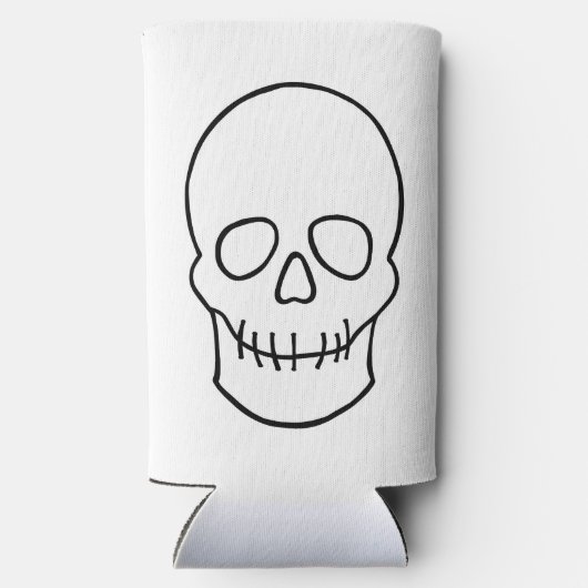 Skull - Zwart en wit (Achterkant)