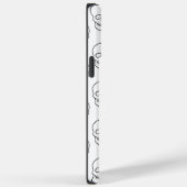 Skull - Zwart en wit Case-Mate iPhone Case (Achterkant / Rechts)