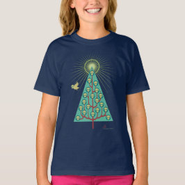 Skullbird Holiday Tree T-shirt