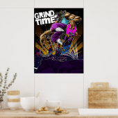 skullboarderjpg poster (Keuken)