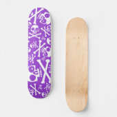 SkullDuggery Paars Skateboard (Voorkant)