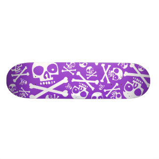 SkullDuggery Paars Skateboard