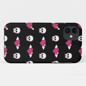 Skullen en harten Case-Mate iPhone case (Achterkant (horizontaal))