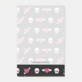 Skullen en harten post-it® notes (Voorkant)