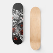 Skullen en Rozen Skateboard (Voorkant)