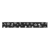 Skullen en Snowflakes Grosgrain Lint (Voorkant)