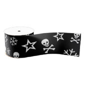Skullen en Snowflakes Grosgrain Lint (Spoel)