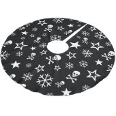 Skullen en Snowflakes Kerstboom Rok (Gekanteld)